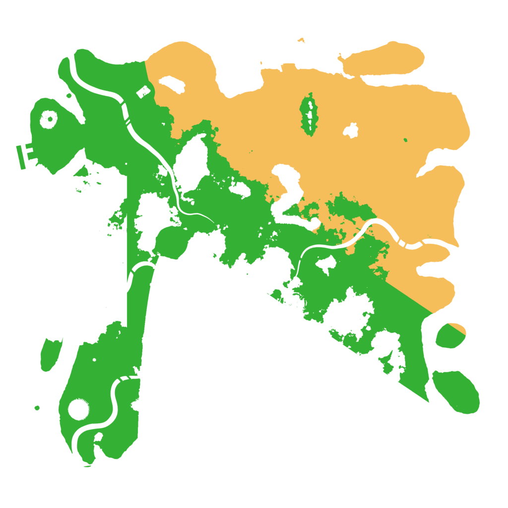 Biome Rust Map: Procedural Map, Size: 4250, Seed: 1384105307