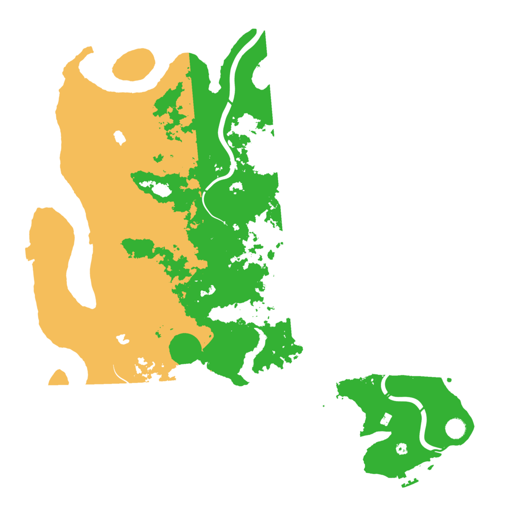 Biome Rust Map: Procedural Map, Size: 4500, Seed: 302999472
