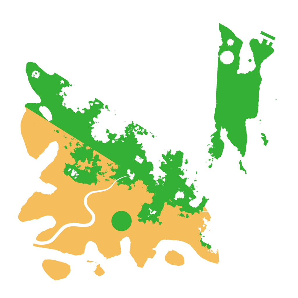 Biome Rust Map: Procedural Map, Size: 3900, Seed: 503043782