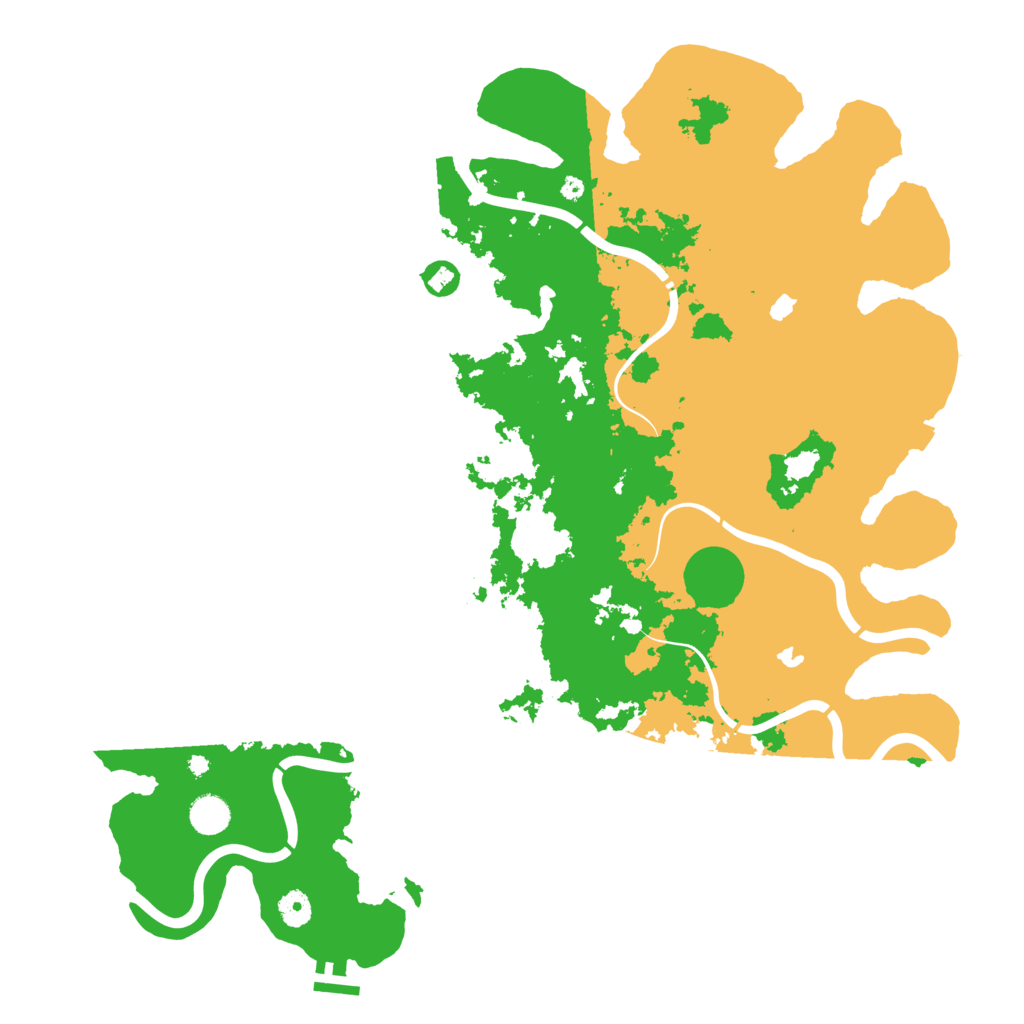 Biome Rust Map: Procedural Map, Size: 4500, Seed: 113470213