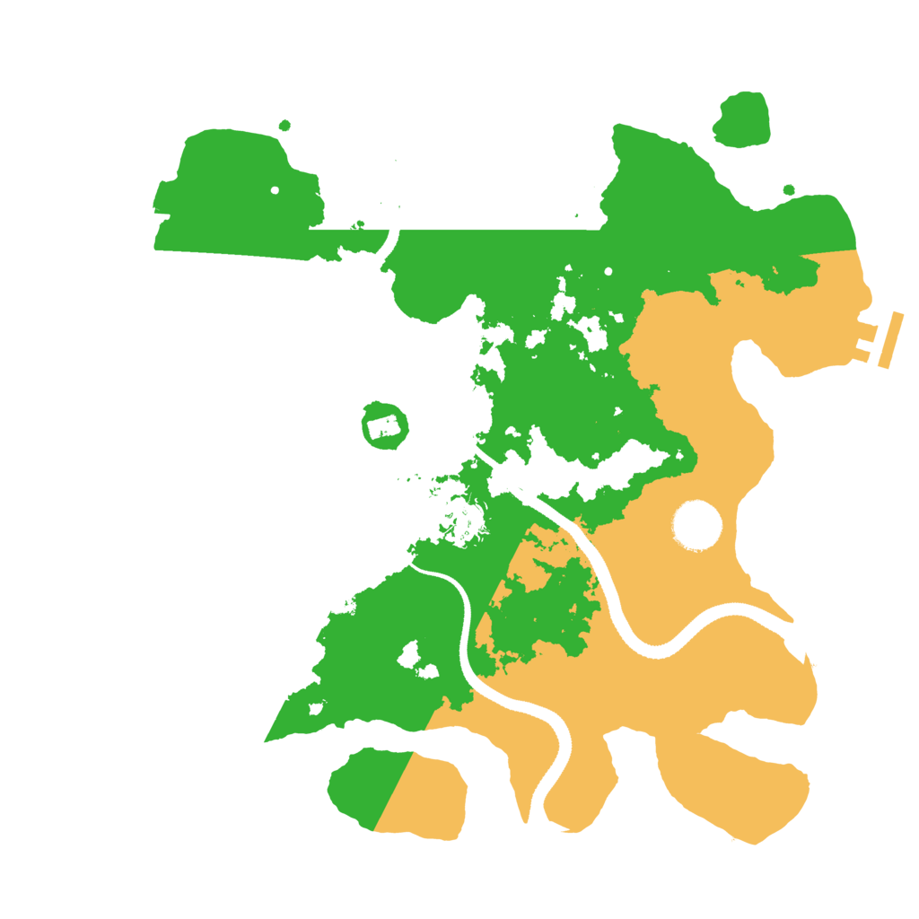 Biome Rust Map: Procedural Map, Size: 3250, Seed: 1621372147