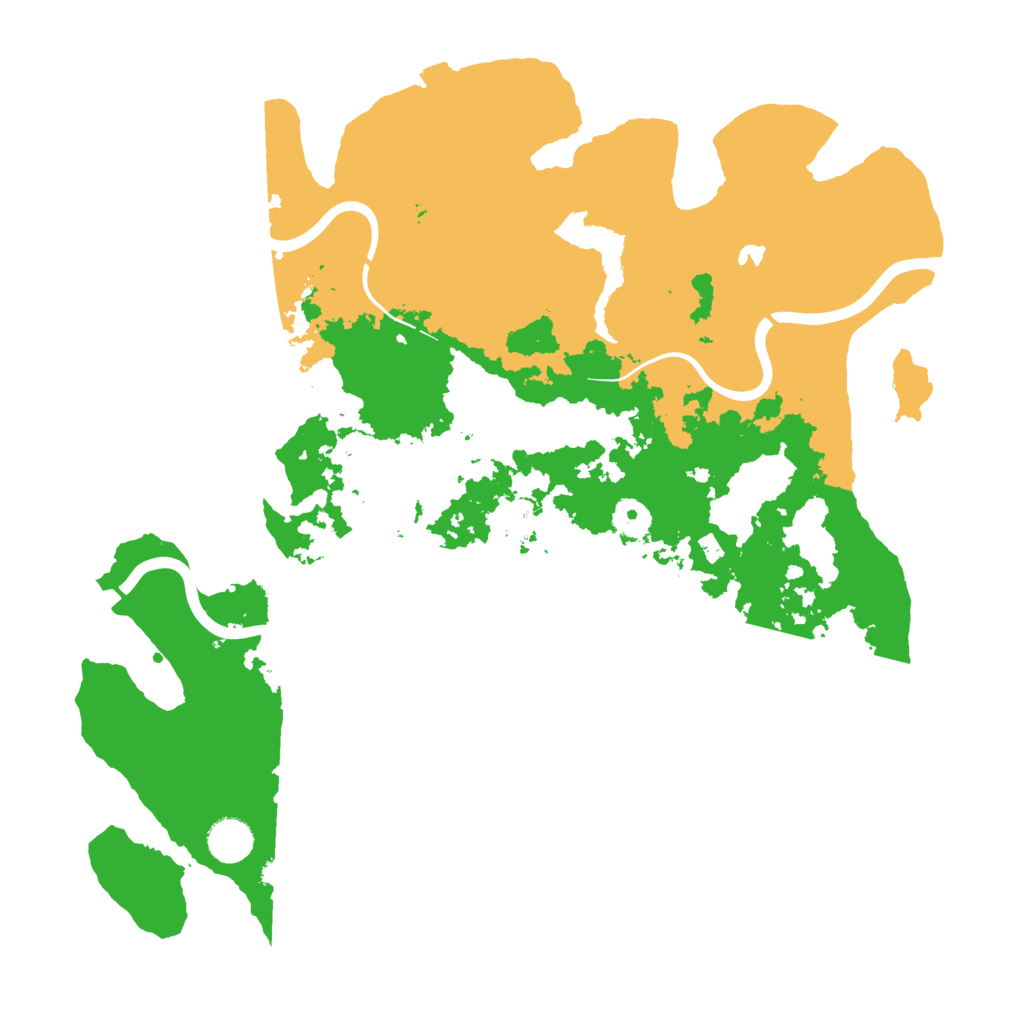 Biome Rust Map: Procedural Map, Size: 4000, Seed: 14142