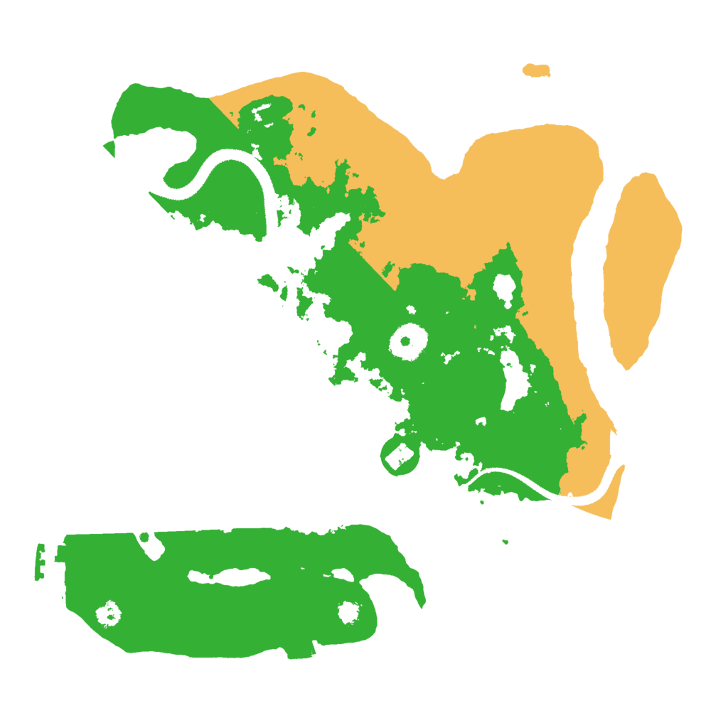 Biome Rust Map: Procedural Map, Size: 3000, Seed: 1549025132