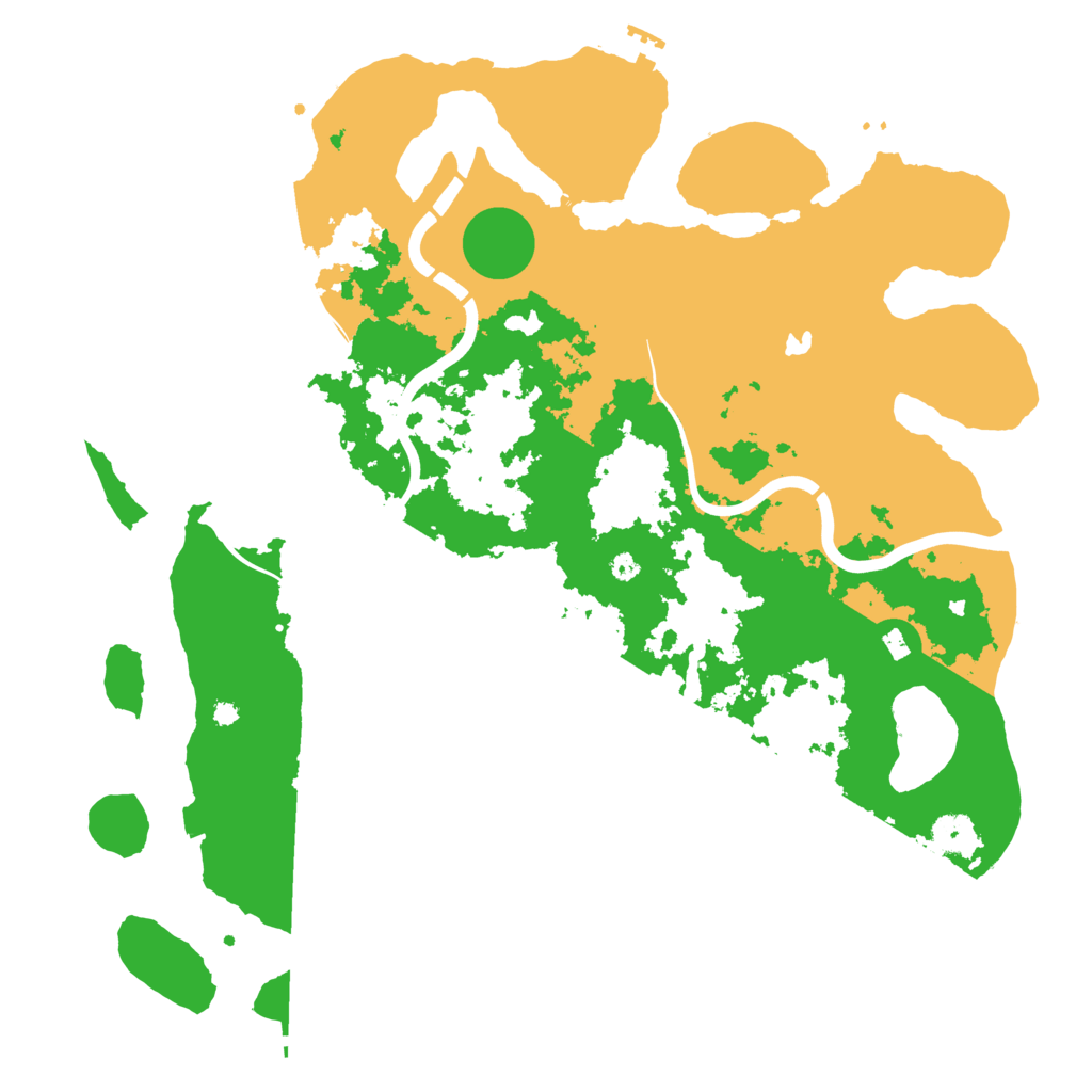 Biome Rust Map: Procedural Map, Size: 4000, Seed: 2025052420