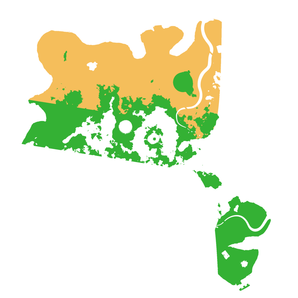 Biome Rust Map: Procedural Map, Size: 4000, Seed: 21648727