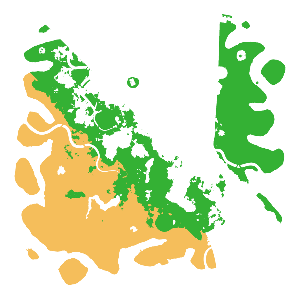 Biome Rust Map: Procedural Map, Size: 4500, Seed: 37283425