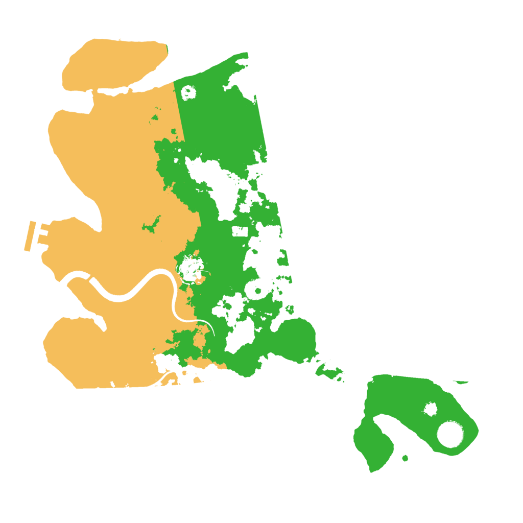 Biome Rust Map: Procedural Map, Size: 3500, Seed: 565364022