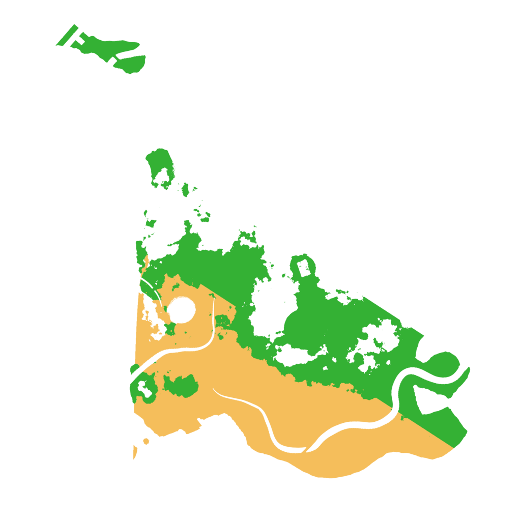 Biome Rust Map: Procedural Map, Size: 3500, Seed: 2013125063