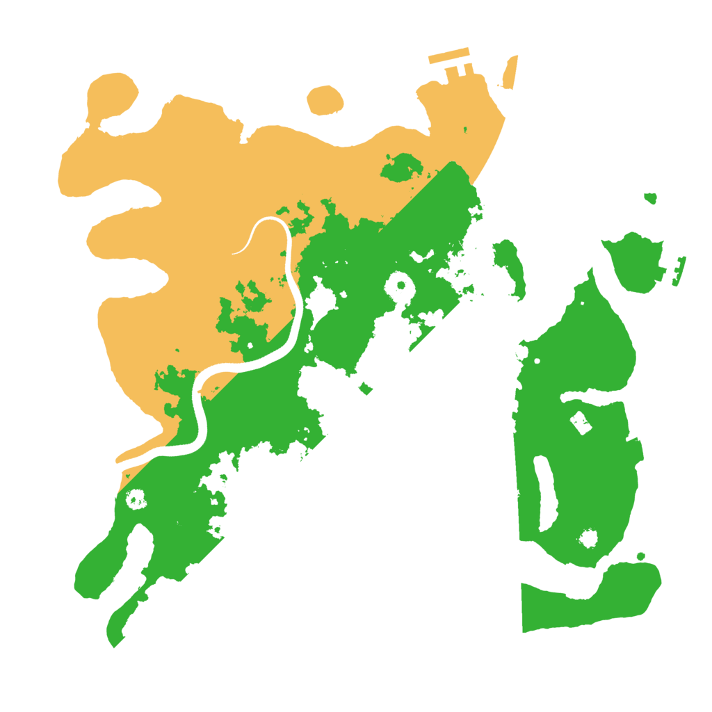 Biome Rust Map: Procedural Map, Size: 3500, Seed: 1825034961