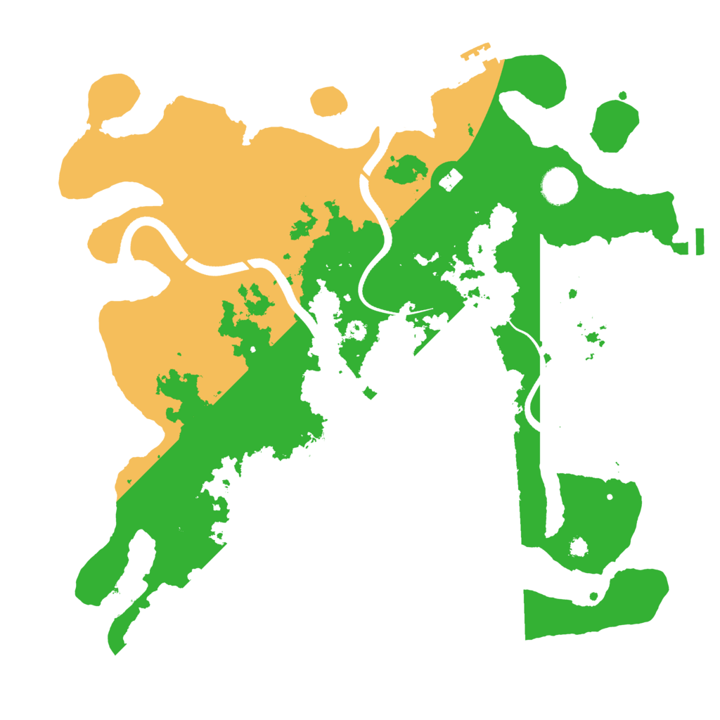 Biome Rust Map: Procedural Map, Size: 3500, Seed: 1825034961