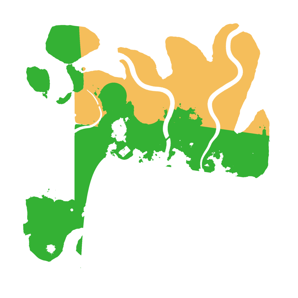 Biome Rust Map: Procedural Map, Size: 3000, Seed: 830328