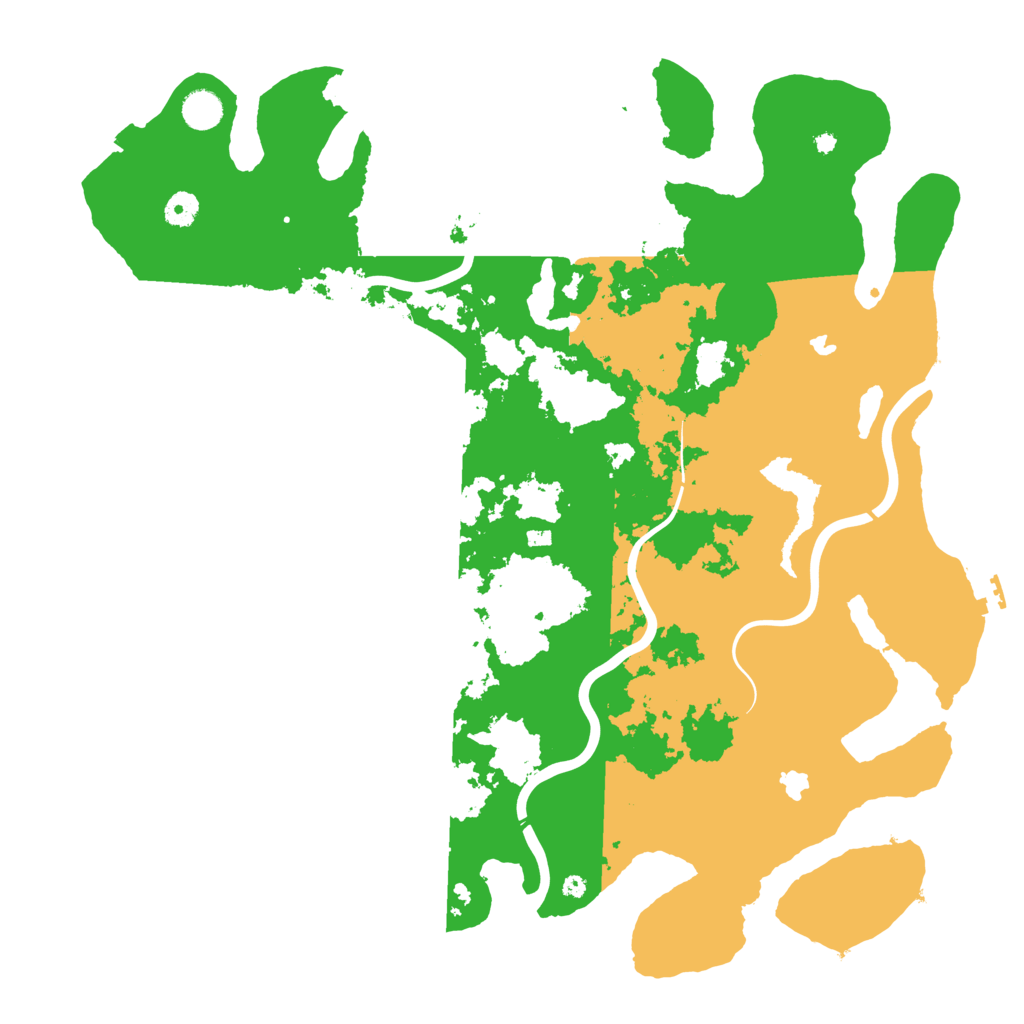 Biome Rust Map: Procedural Map, Size: 4500, Seed: 157162832