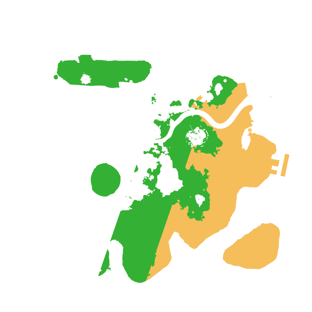 Biome Rust Map: Procedural Map, Size: 2800, Seed: 363307171