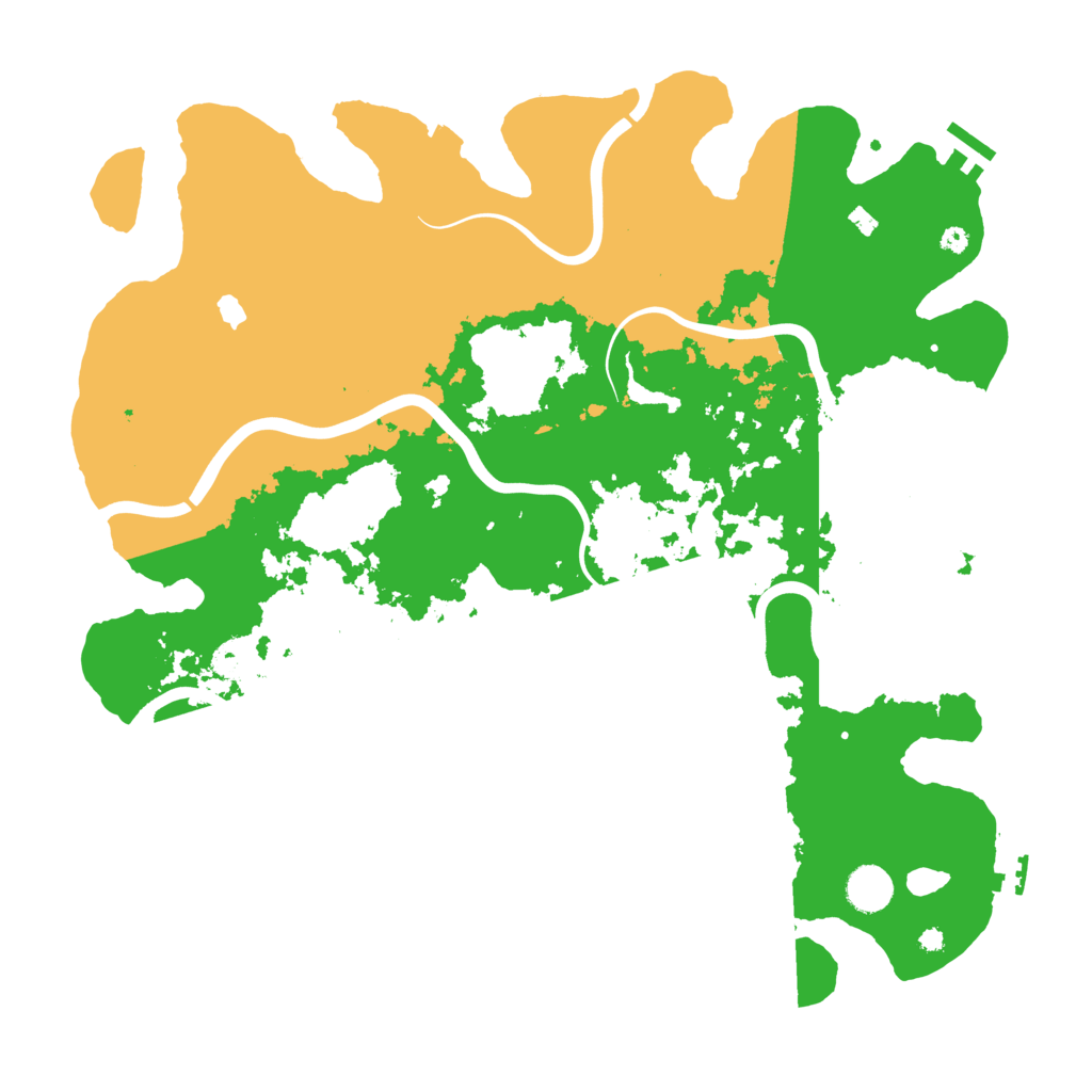 Biome Rust Map: Procedural Map, Size: 4096, Seed: 1969548914