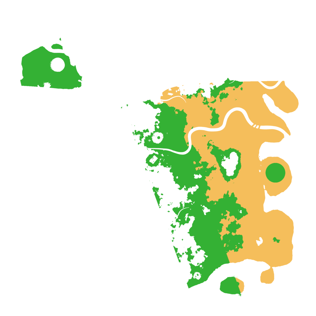 Biome Rust Map: Procedural Map, Size: 4250, Seed: 1200095064