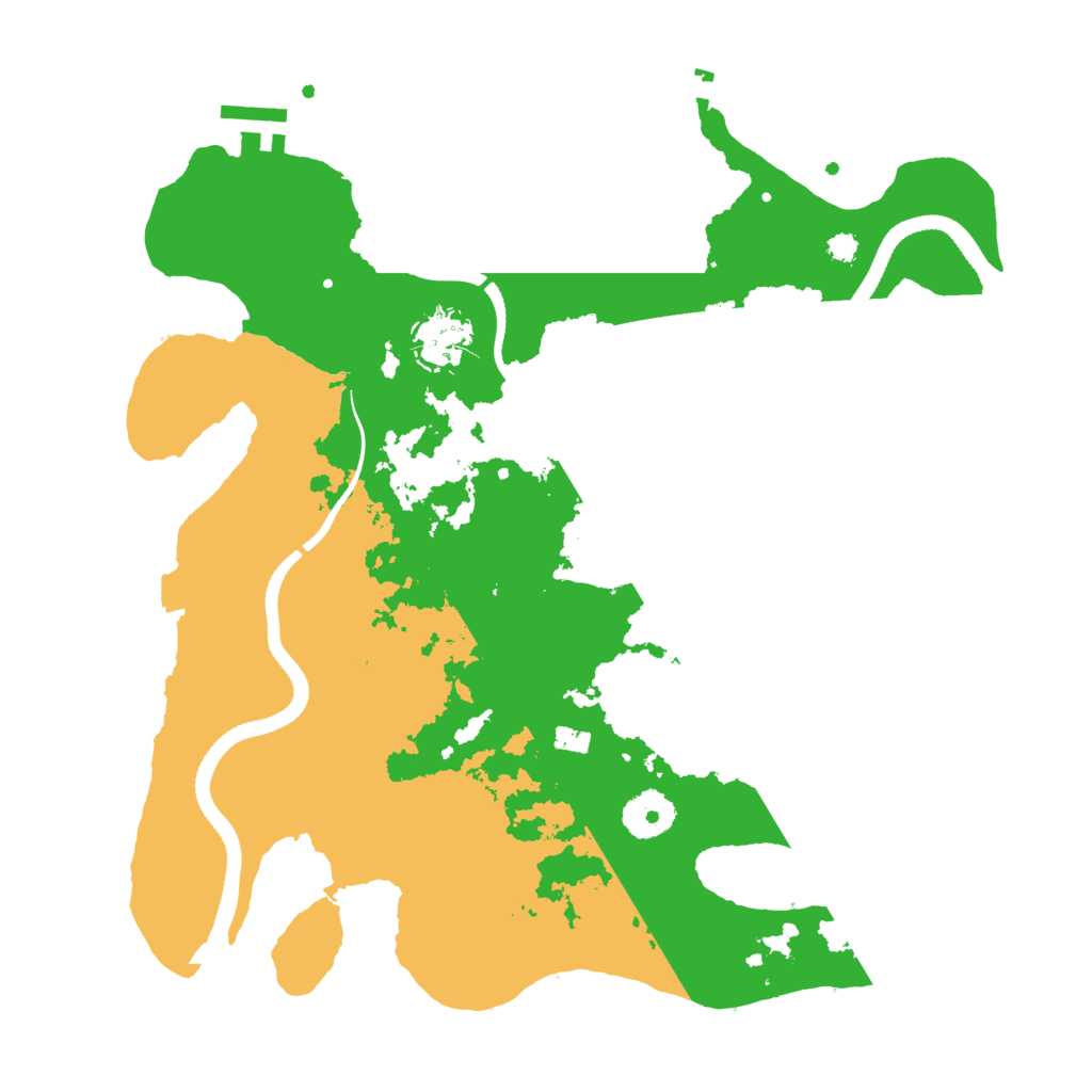 Biome Rust Map: Procedural Map, Size: 3333, Seed: 431554101