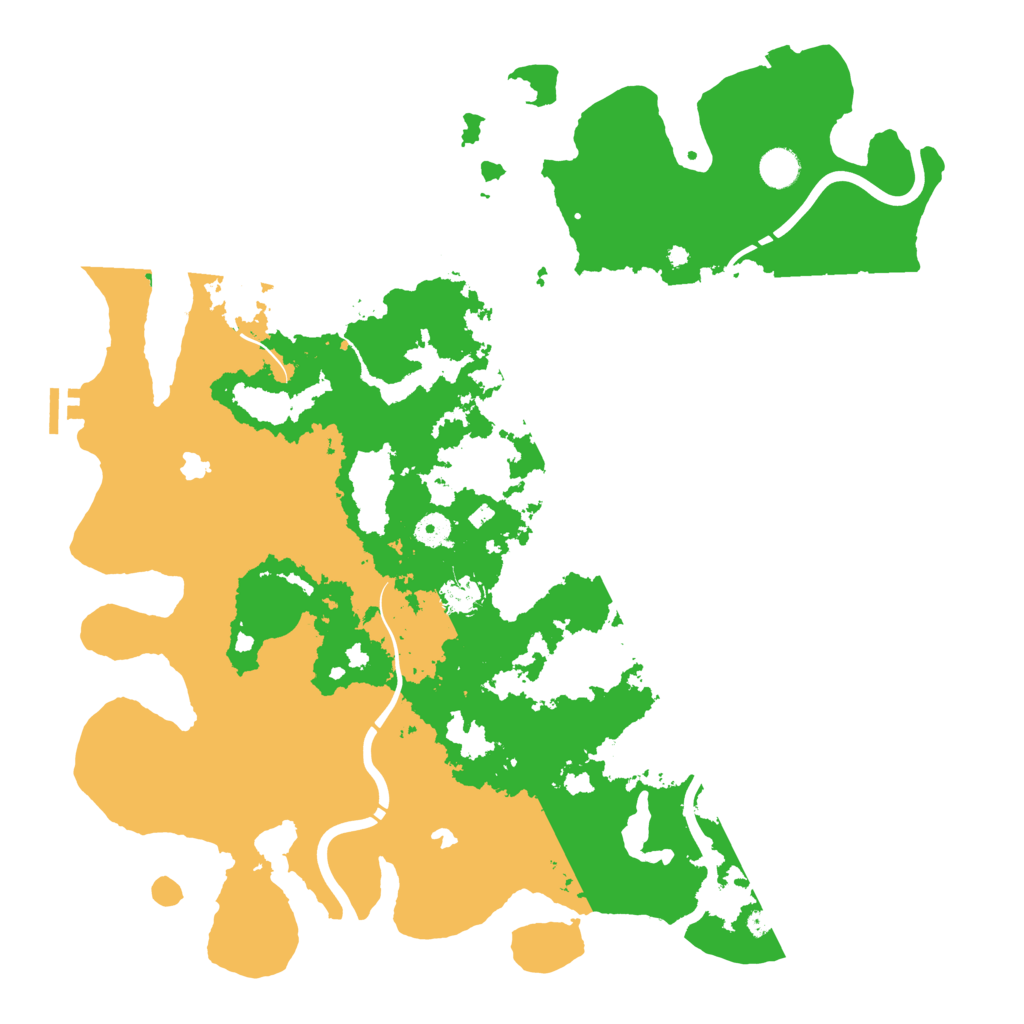 Biome Rust Map: Procedural Map, Size: 4500, Seed: 4046