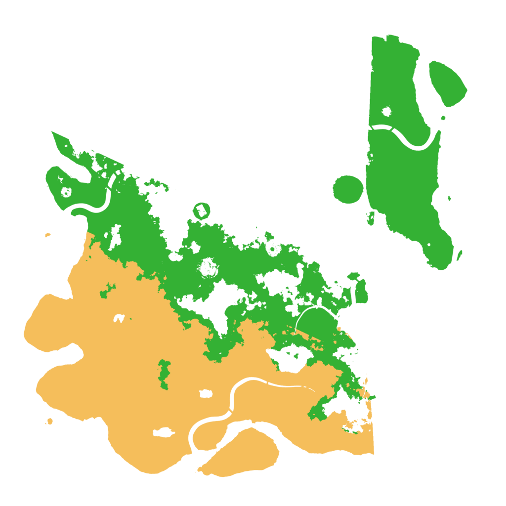 Biome Rust Map: Procedural Map, Size: 4800, Seed: 622707043