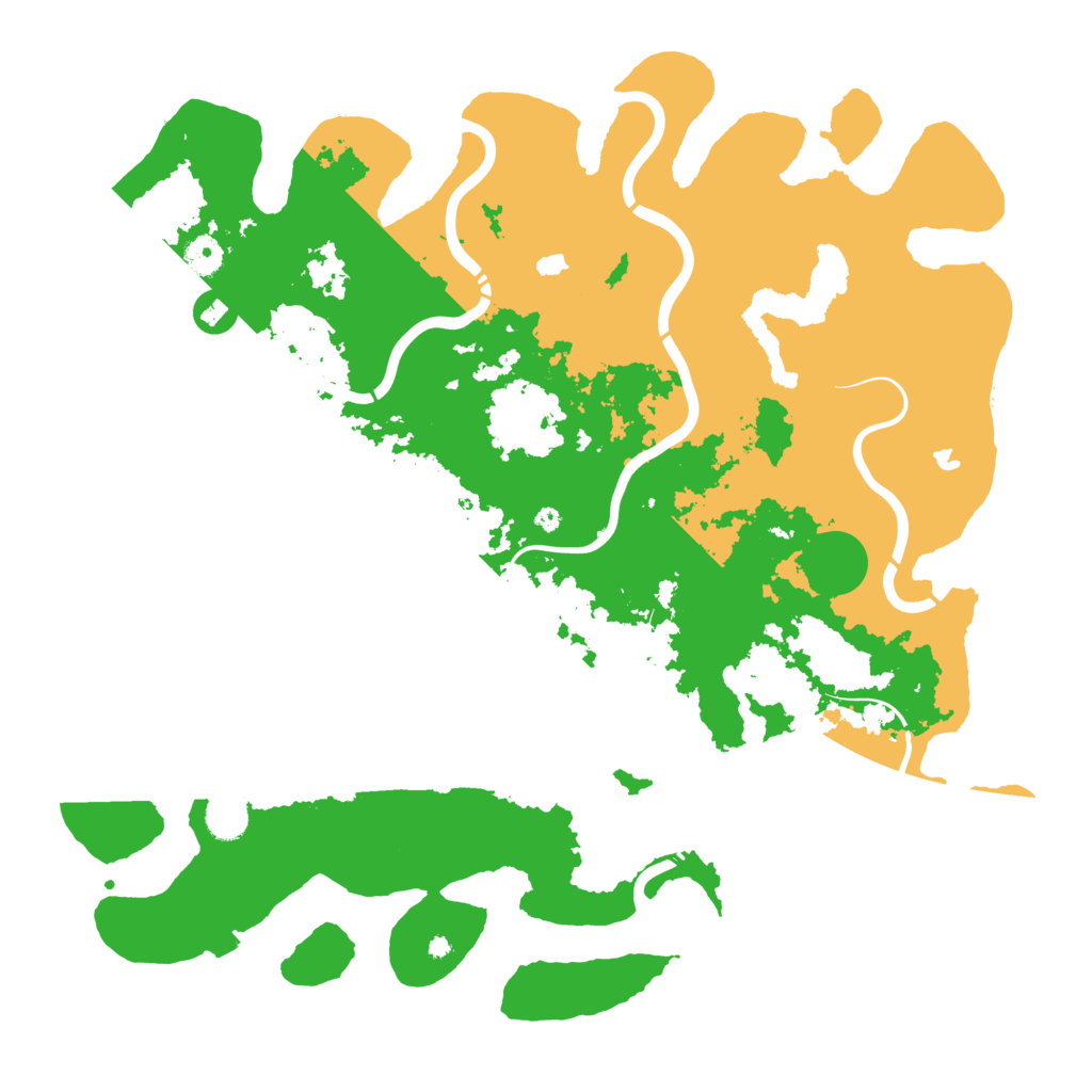 Biome Rust Map: Procedural Map, Size: 4500, Seed: 2453