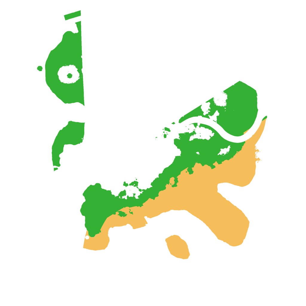 Biome Rust Map: Procedural Map, Size: 2300, Seed: 755261308