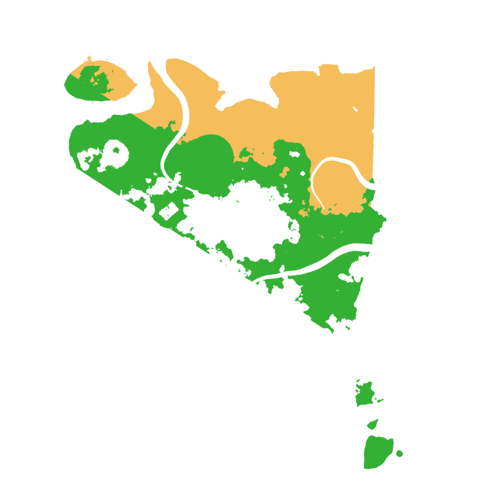Biome Rust Map: Procedural Map, Size: 3000, Seed: 13944