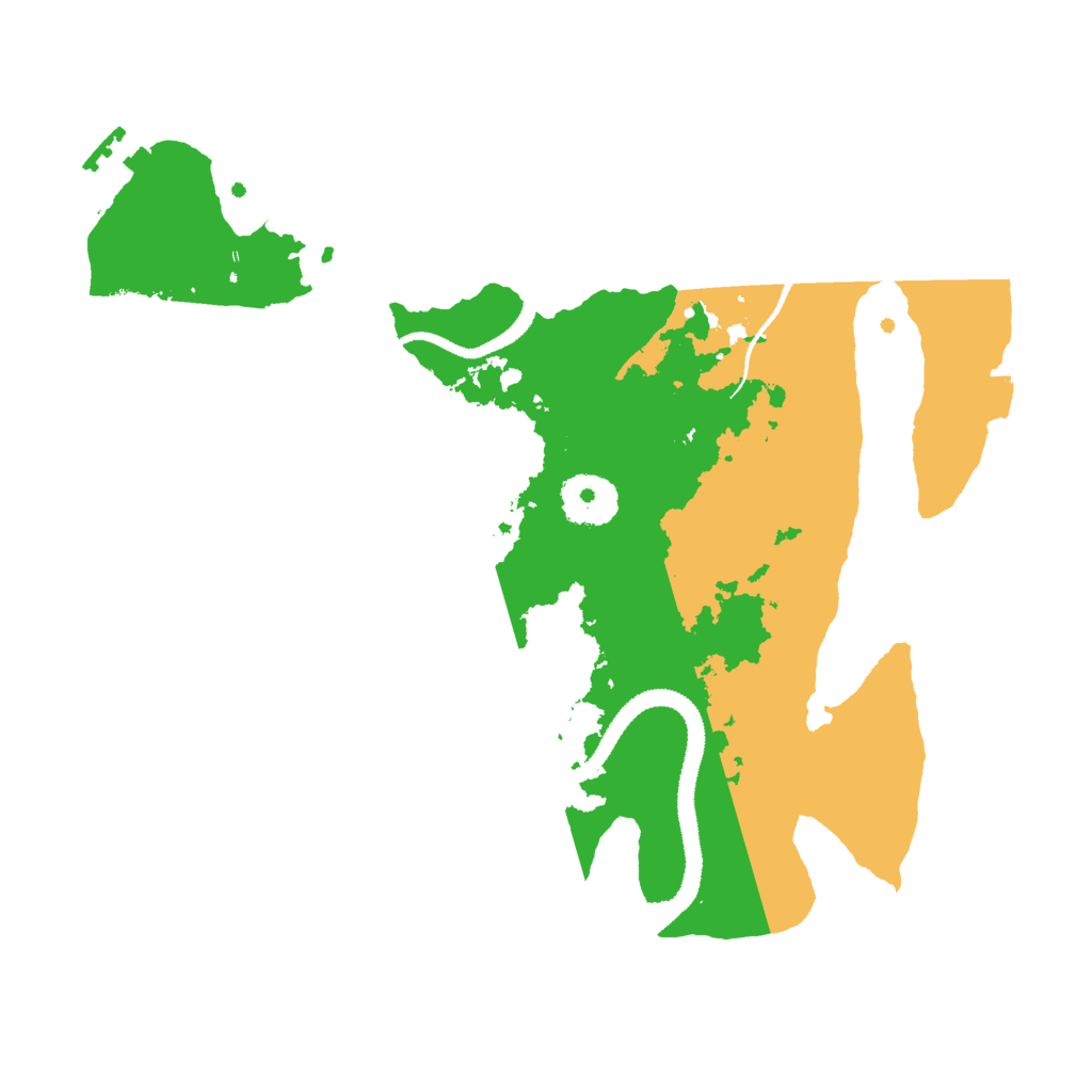 Biome Rust Map: Procedural Map, Size: 3000, Seed: 136098879