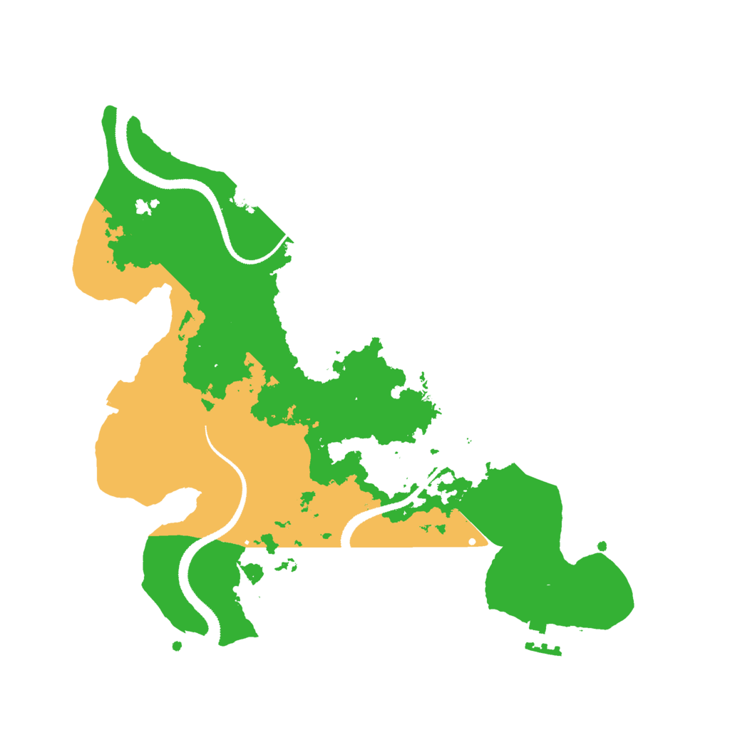Biome Rust Map: Procedural Map, Size: 3000, Seed: 6459130
