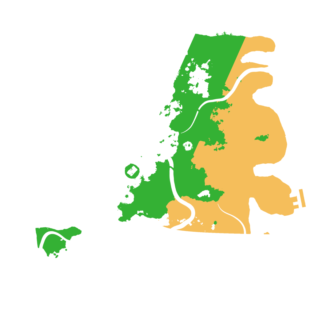 Biome Rust Map: Procedural Map, Size: 3500, Seed: 742788280