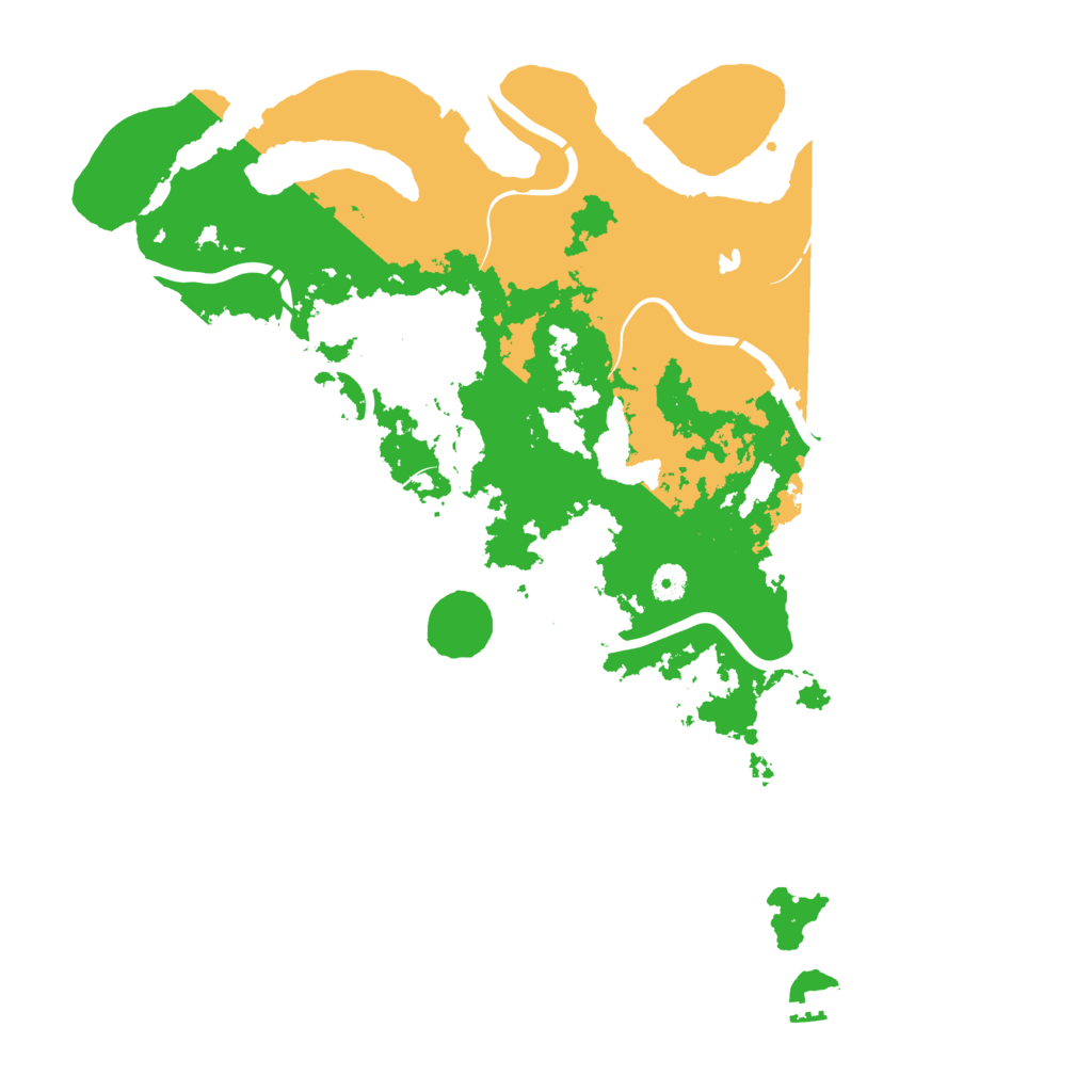 Biome Rust Map: Procedural Map, Size: 4500, Seed: 576621324