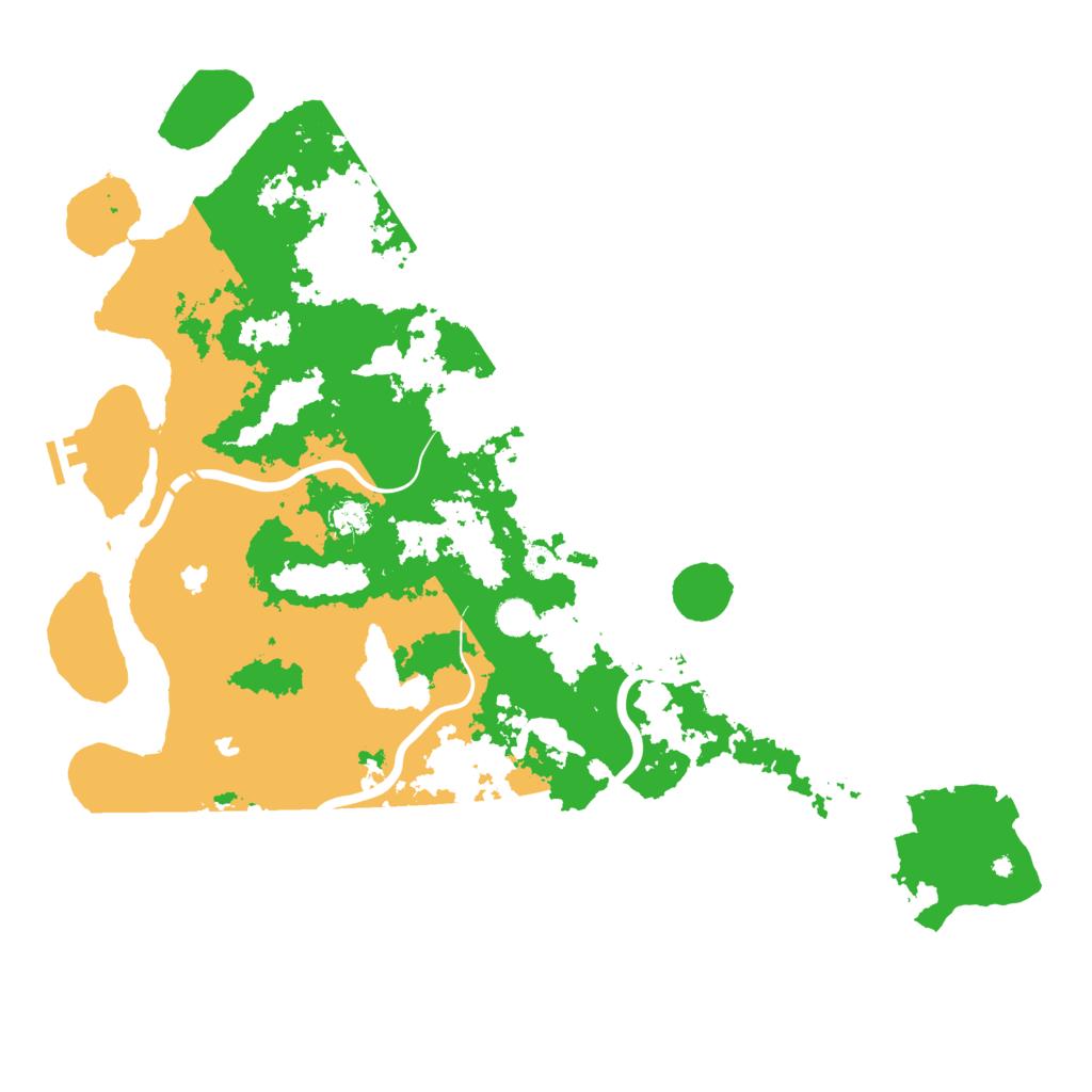 Biome Rust Map: Procedural Map, Size: 5000, Seed: 1426490255