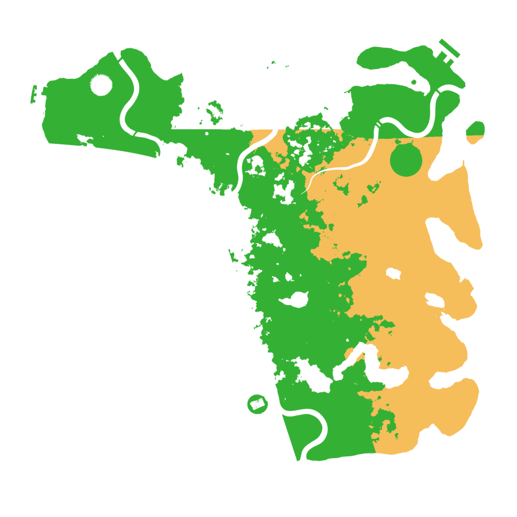 Biome Rust Map: Procedural Map, Size: 4250, Seed: 888086345
