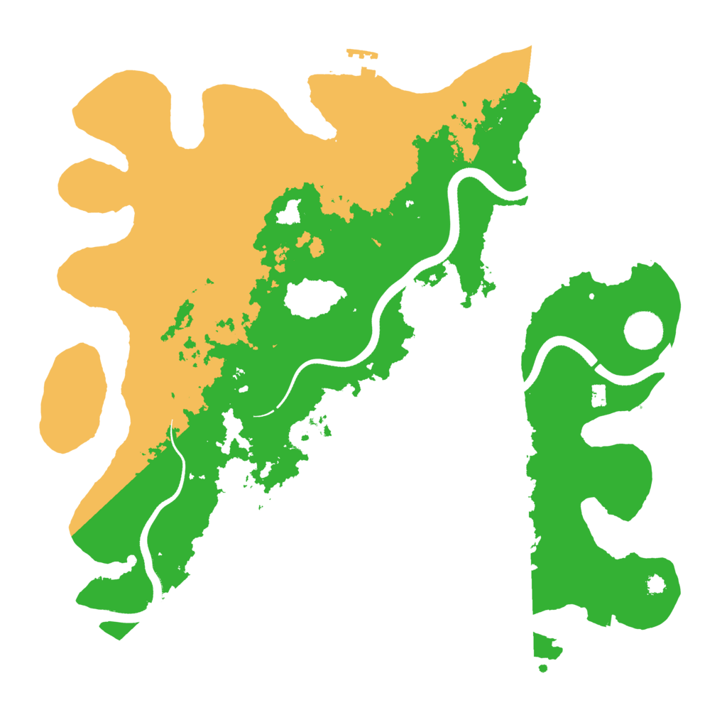 Biome Rust Map: Procedural Map, Size: 3500, Seed: 1094163357