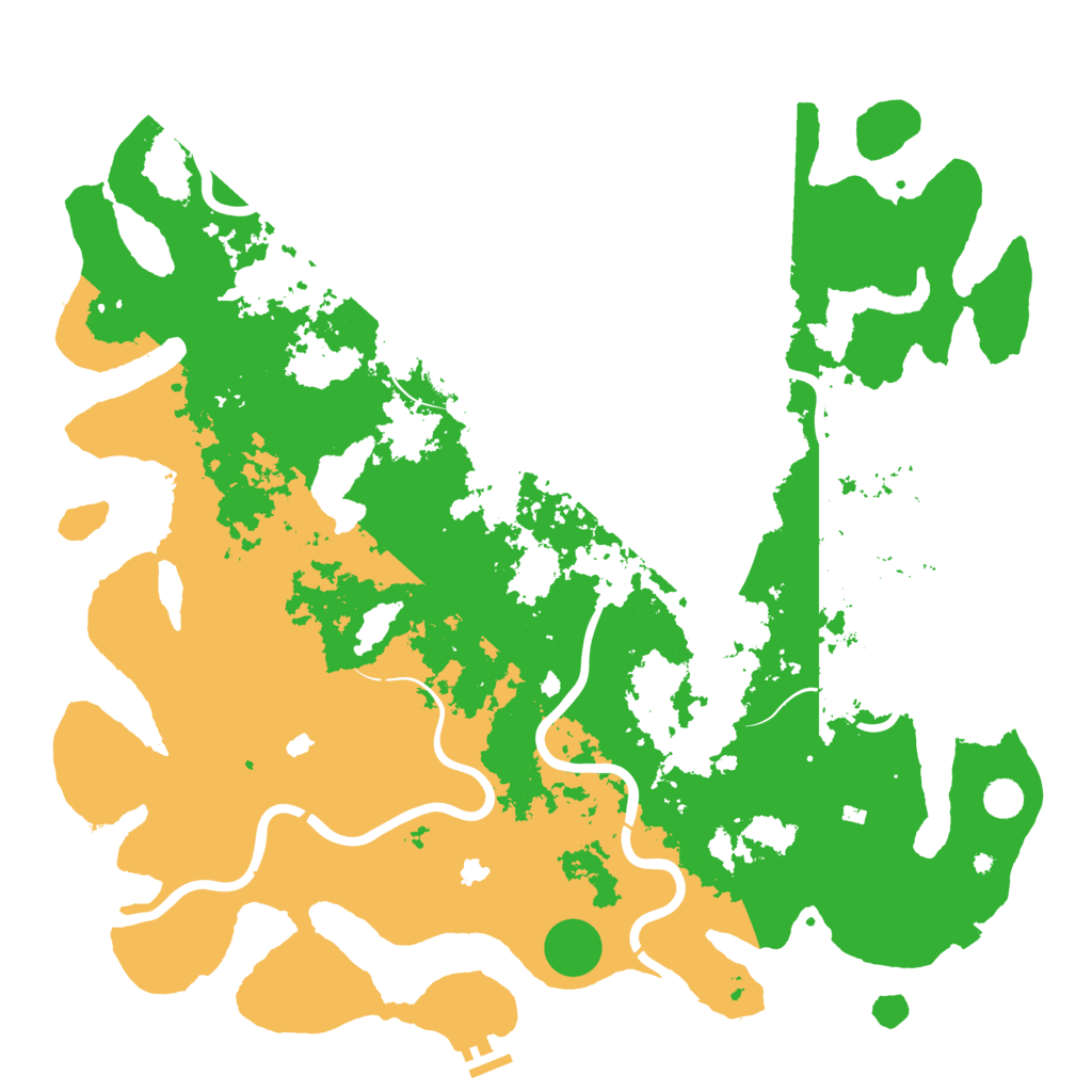 Biome Rust Map: Procedural Map, Size: 5000, Seed: 1885336917
