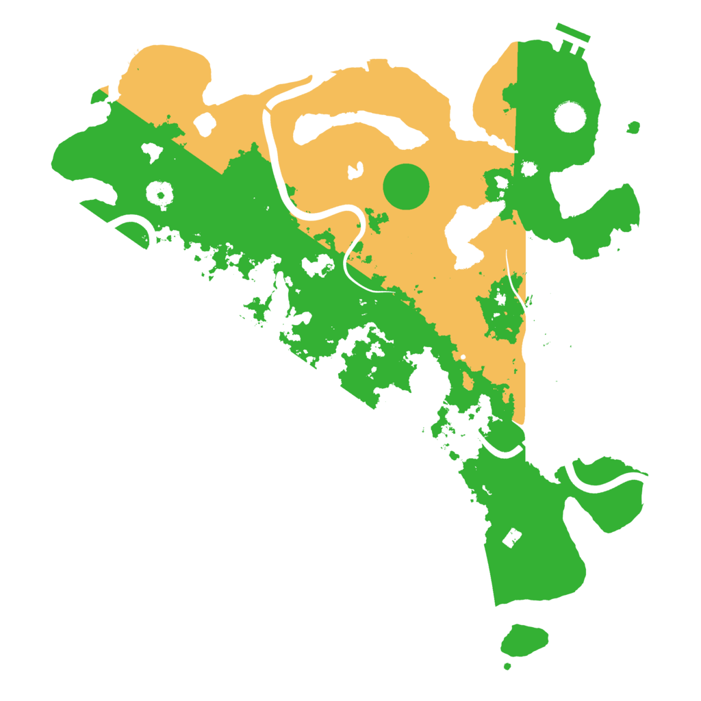 Biome Rust Map: Procedural Map, Size: 4000, Seed: 31623