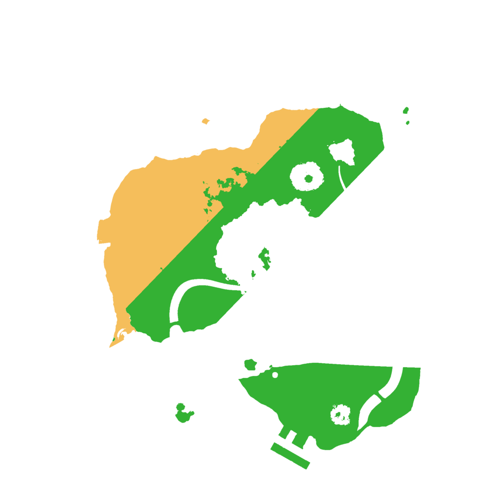 Biome Rust Map: Procedural Map, Size: 2450, Seed: 1622533096