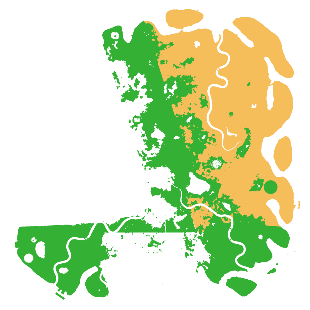 Biome Rust Map: Procedural Map, Size: 6000, Seed: 237252379
