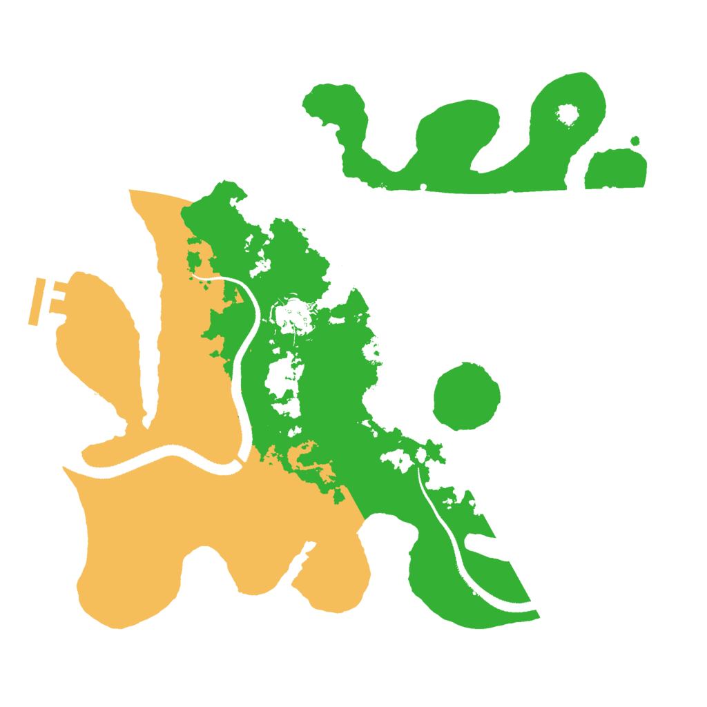 Biome Rust Map: Procedural Map, Size: 3000, Seed: 98053745