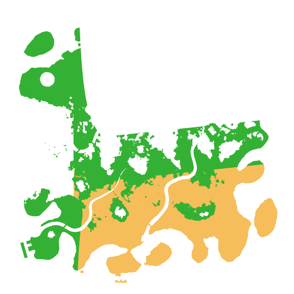 Biome Rust Map: Procedural Map, Size: 3750, Seed: 711313999