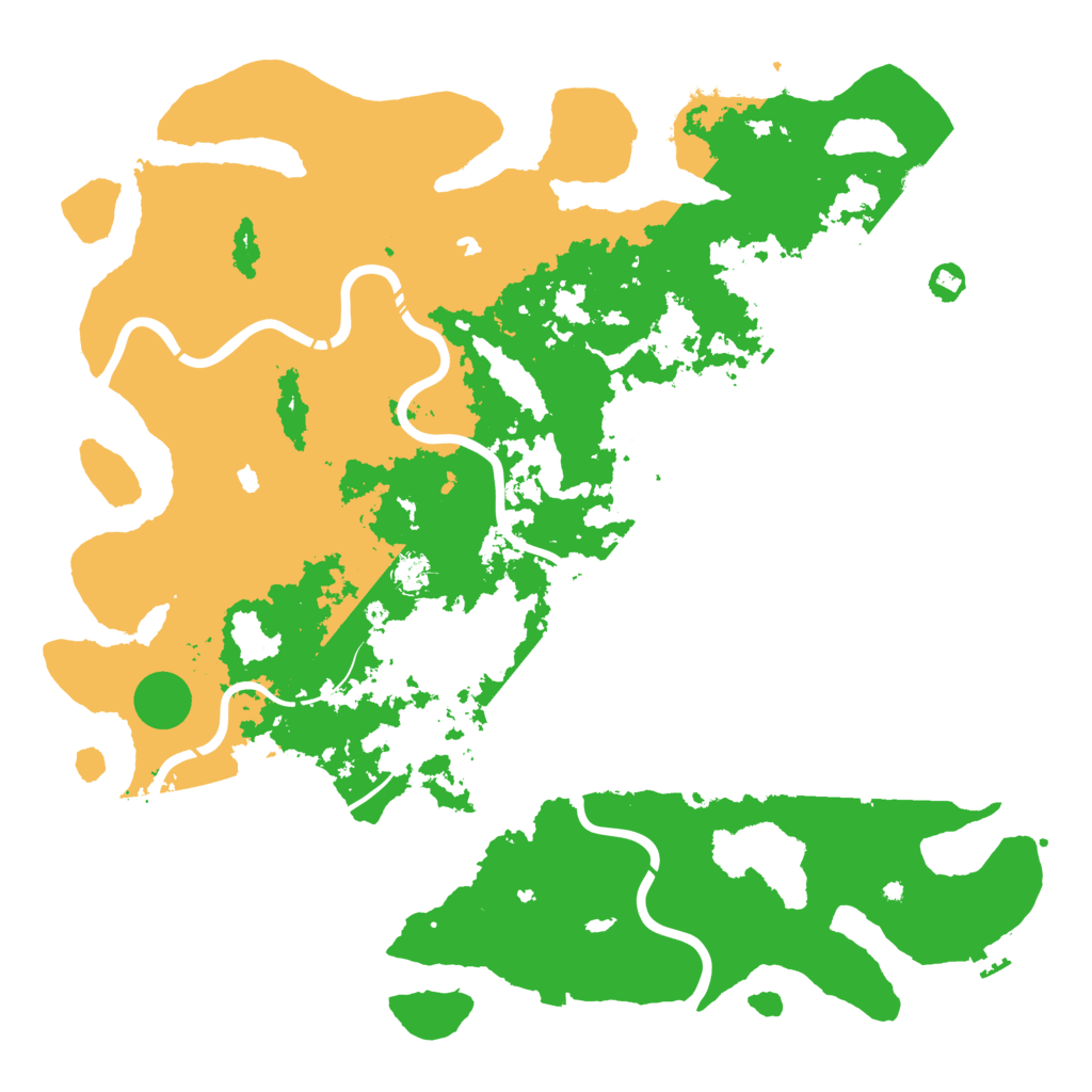 Biome Rust Map: Procedural Map, Size: 5000, Seed: 2530