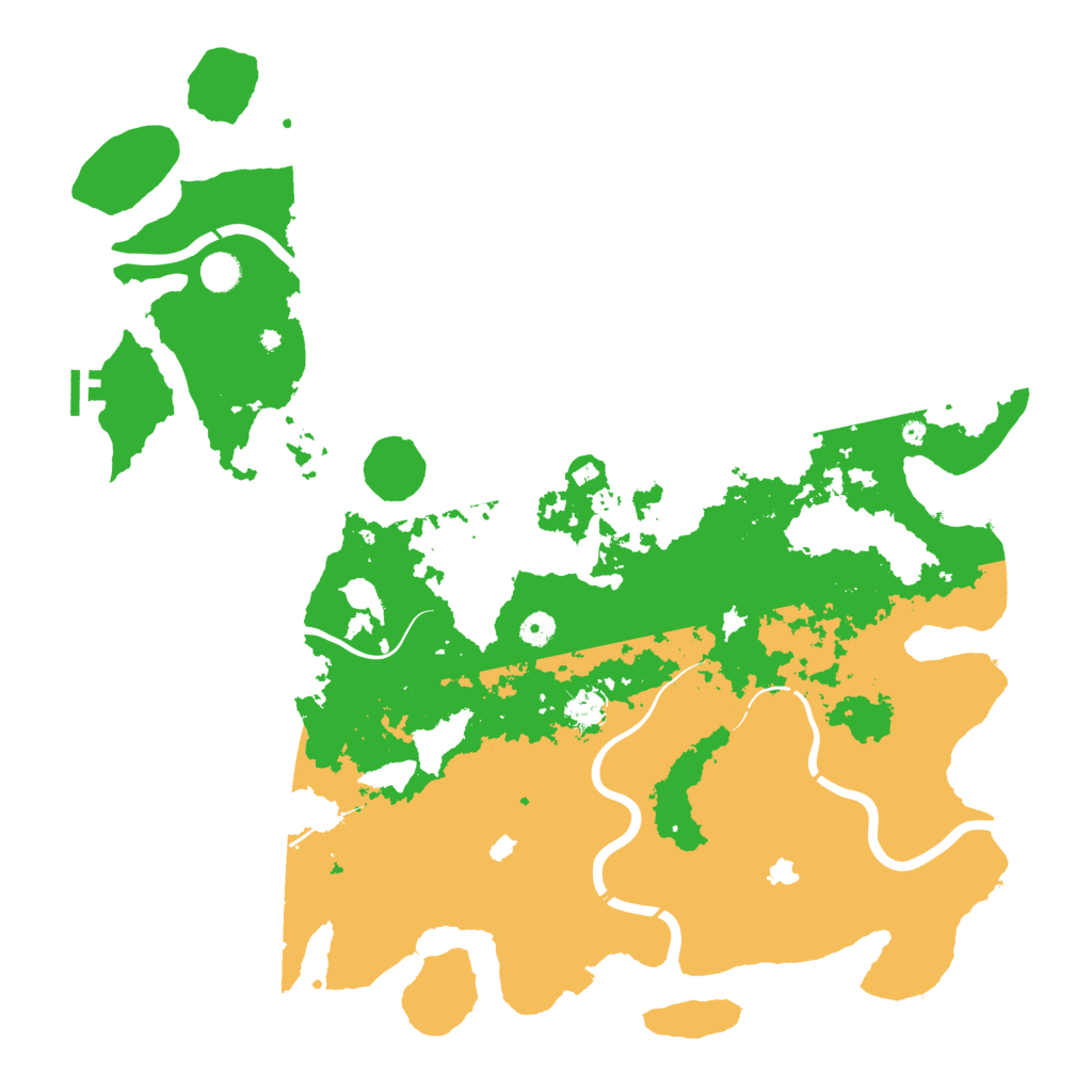 Biome Rust Map: Procedural Map, Size: 4800, Seed: 6891