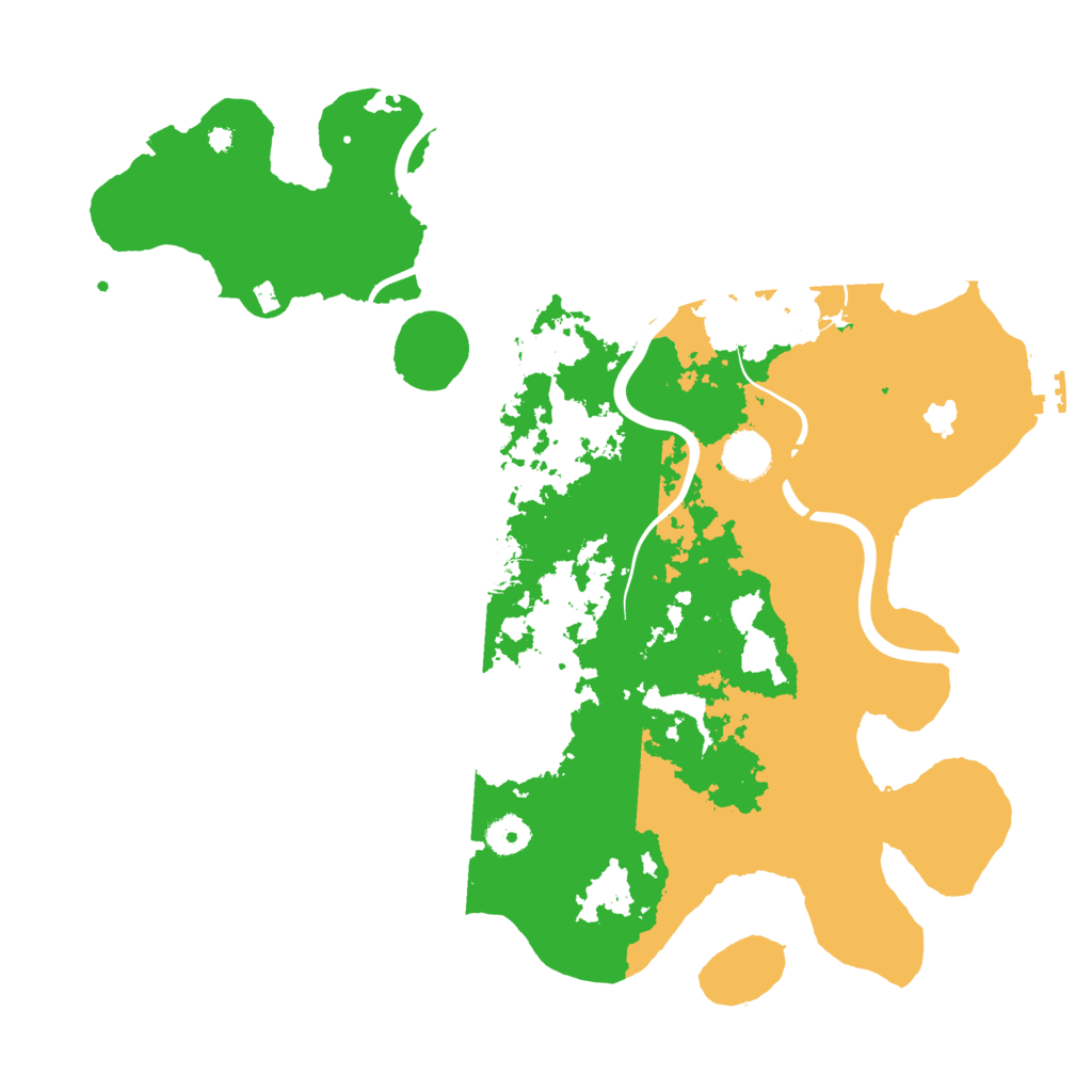 Biome Rust Map: Procedural Map, Size: 4000, Seed: 848627