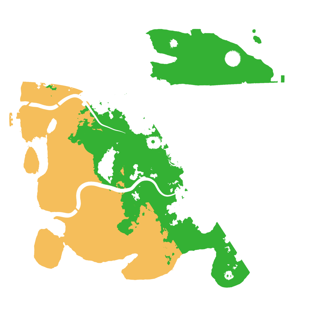 Biome Rust Map: Procedural Map, Size: 3500, Seed: 856420551