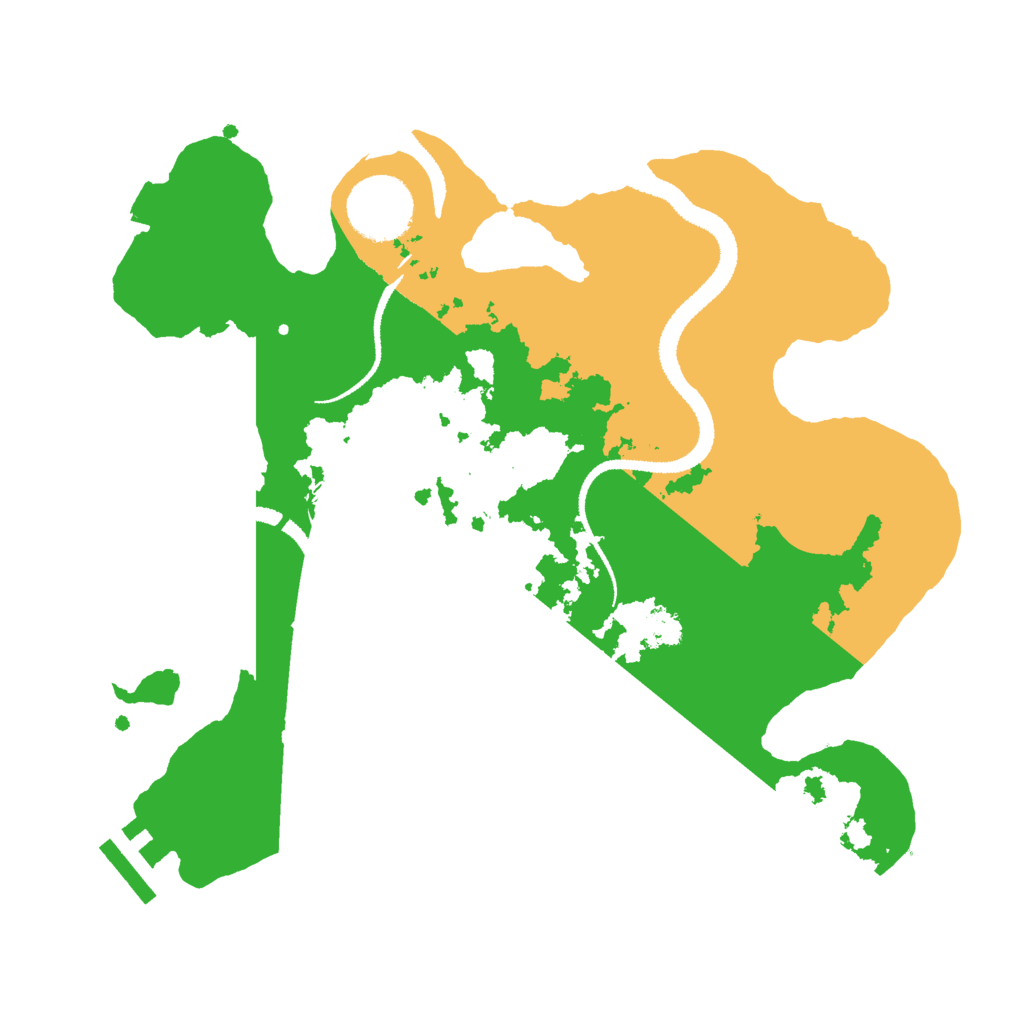 Biome Rust Map: Procedural Map, Size: 2800, Seed: 1845850902