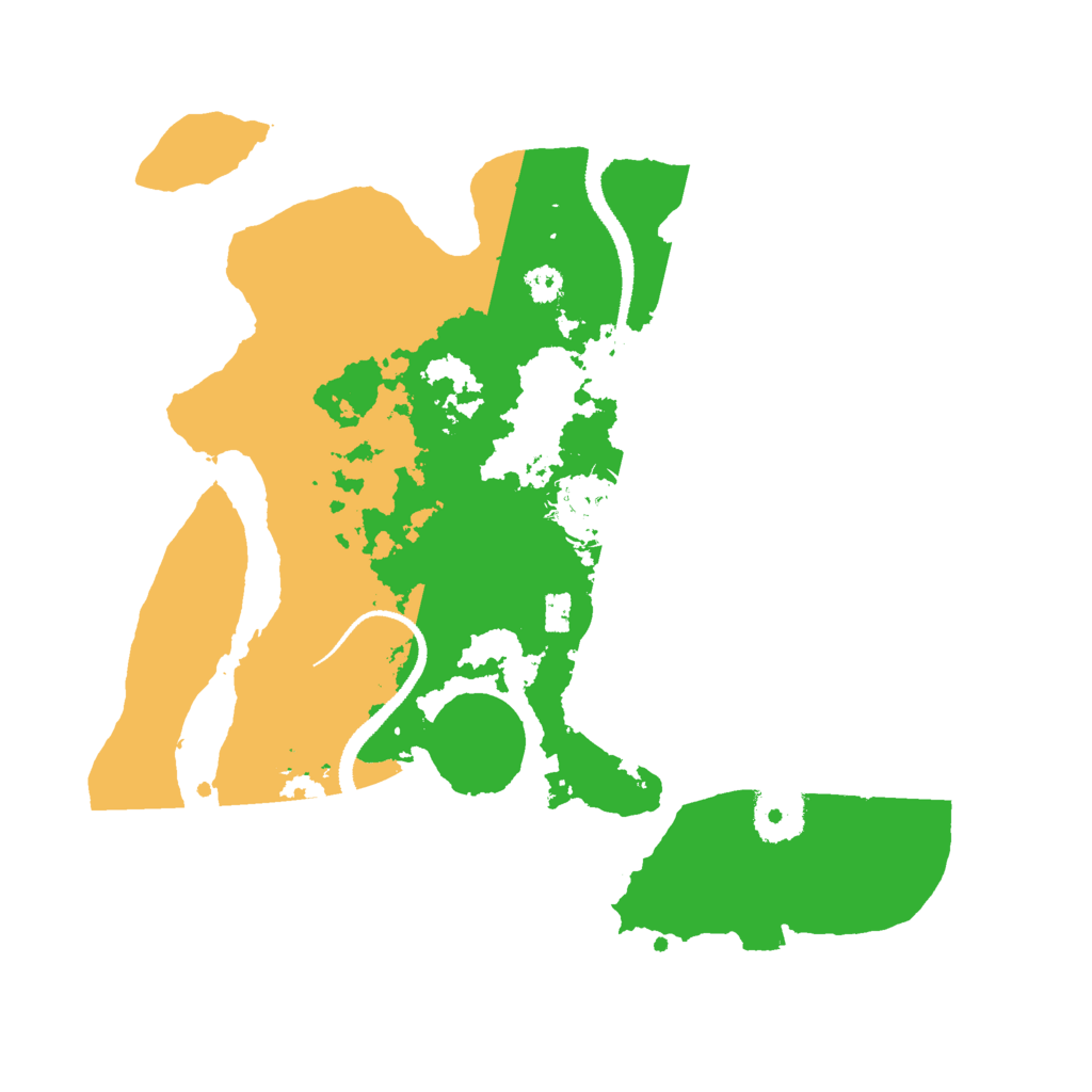 Biome Rust Map: Procedural Map, Size: 3000, Seed: 250012743