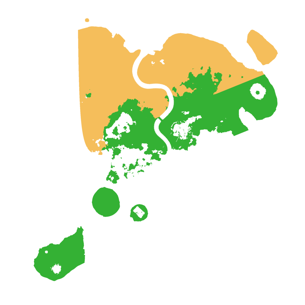 Biome Rust Map: Procedural Map, Size: 3000, Seed: 741226