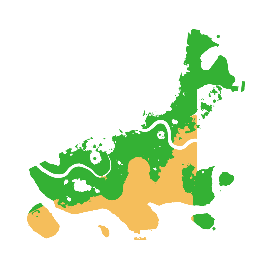 Biome Rust Map: Procedural Map, Size: 3300, Seed: 1379394914