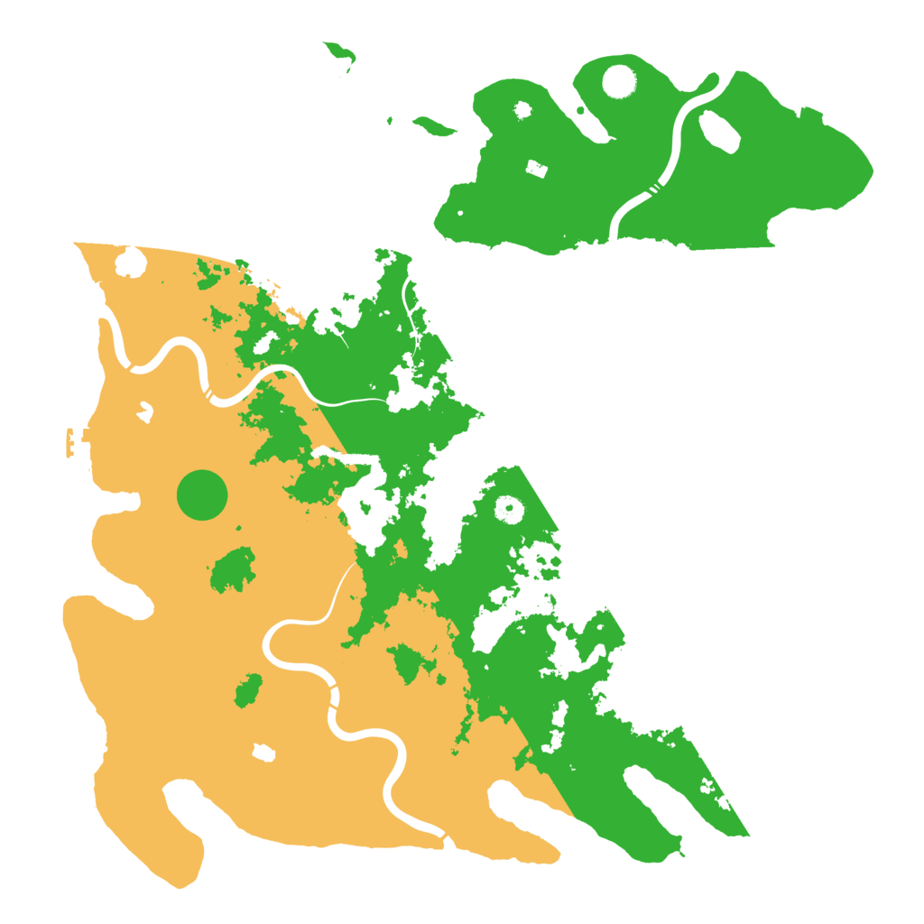 Biome Rust Map: Procedural Map, Size: 4800, Seed: 3563457