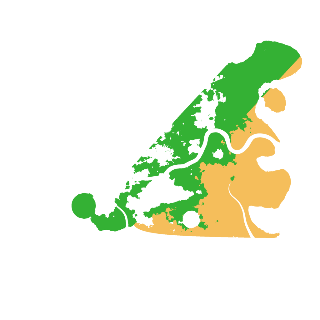 Biome Rust Map: Procedural Map, Size: 3500, Seed: 123106