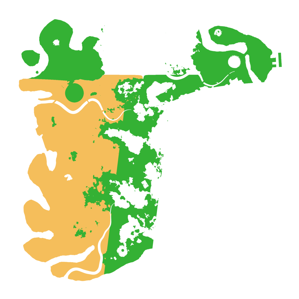 Biome Rust Map: Procedural Map, Size: 4250, Seed: 536403005