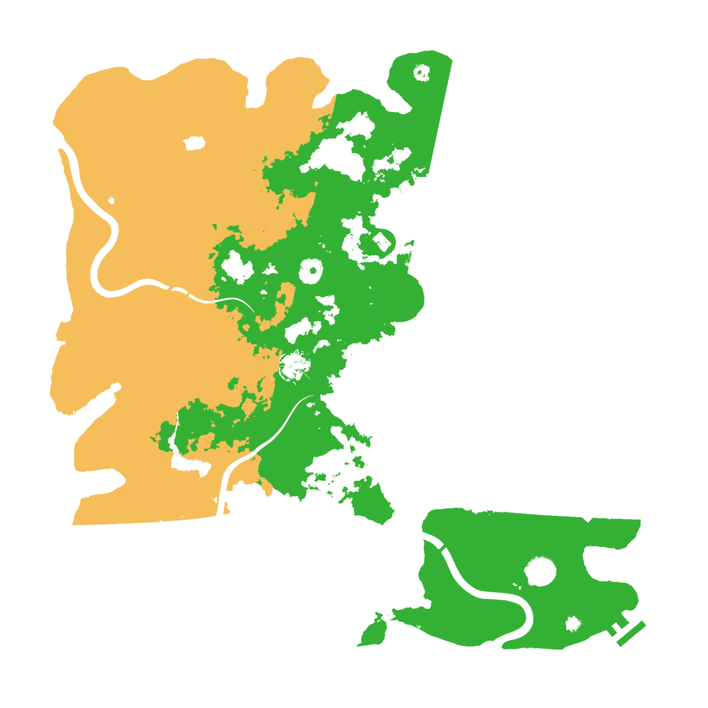 Biome Rust Map: Procedural Map, Size: 4250, Seed: 631956557